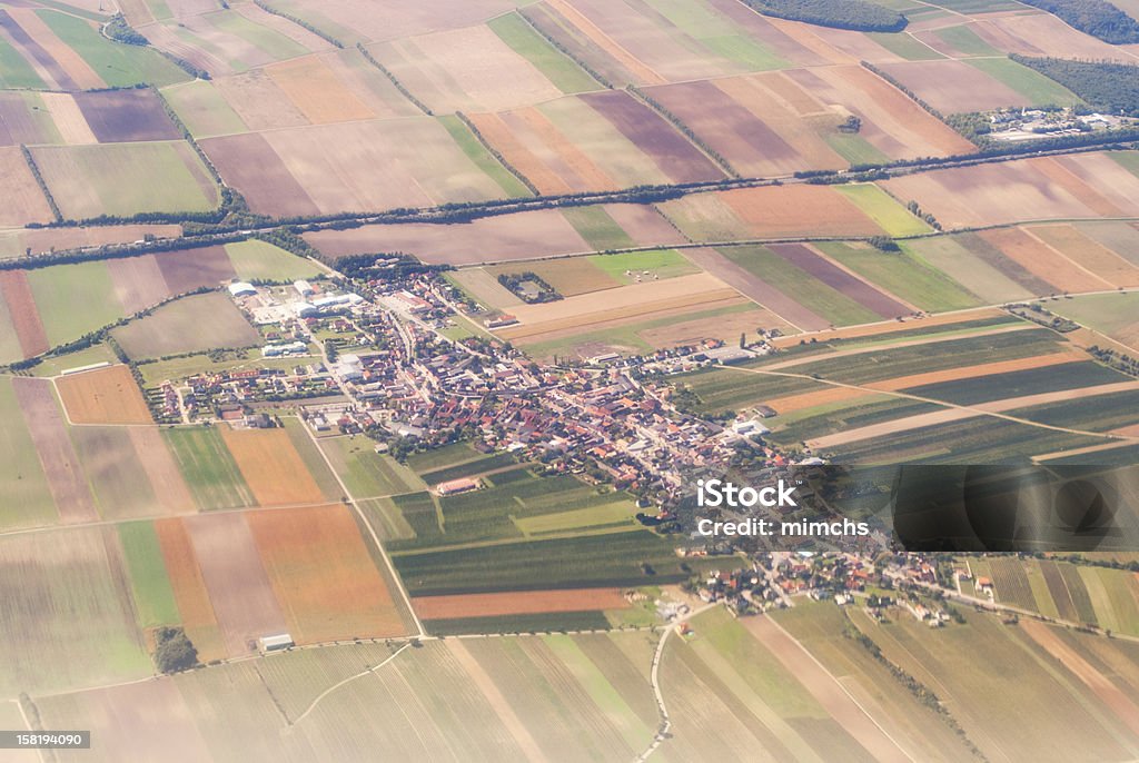 Vista da un aereo - Foto stock royalty-free di A mezz'aria