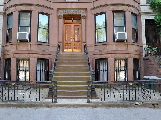 istock Brownstone Home in Brooklyn New York 158194386