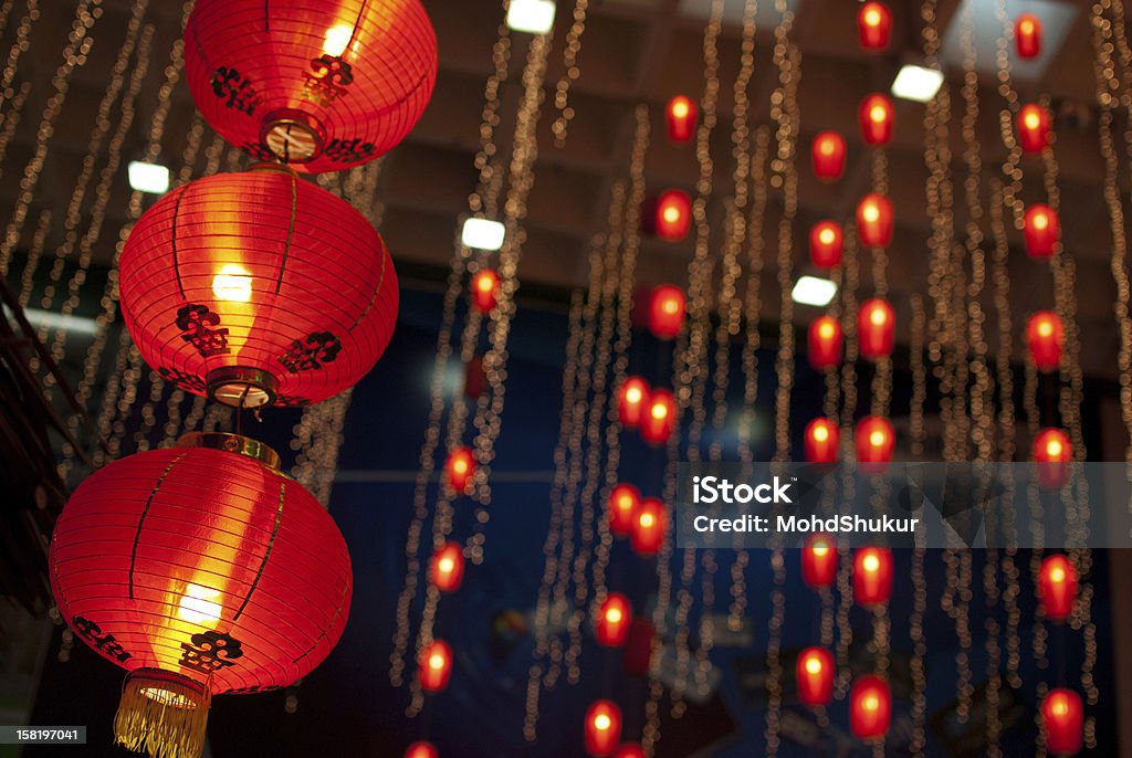 Lanterna Capodanno cinese - Foto stock royalty-free di Capodanno cinese