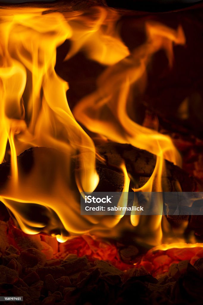 Llama de fuego - Foto de stock de Gas natural libre de derechos