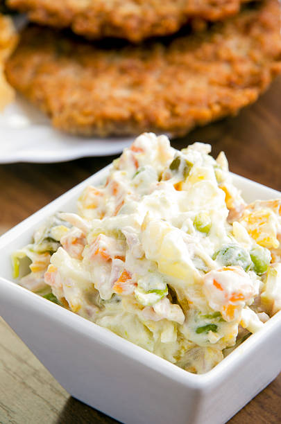 istock Delicious Russian salad 158197666