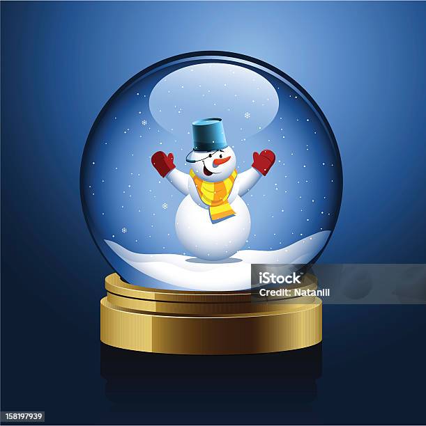 クリスマスのスノーマンスノーグローブ - お土産のベクターアート素材や画像を多数ご用意 - お土産, イラストレーション, ガラス