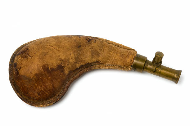 bag of gunpowder stock photo