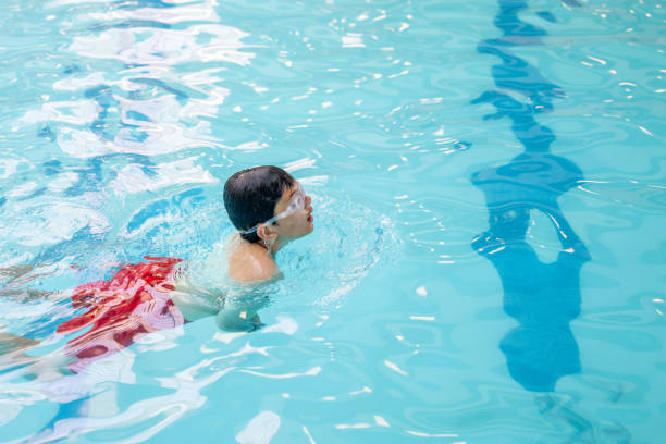 istock Child Butterfly Stroke Swimming 1582009294