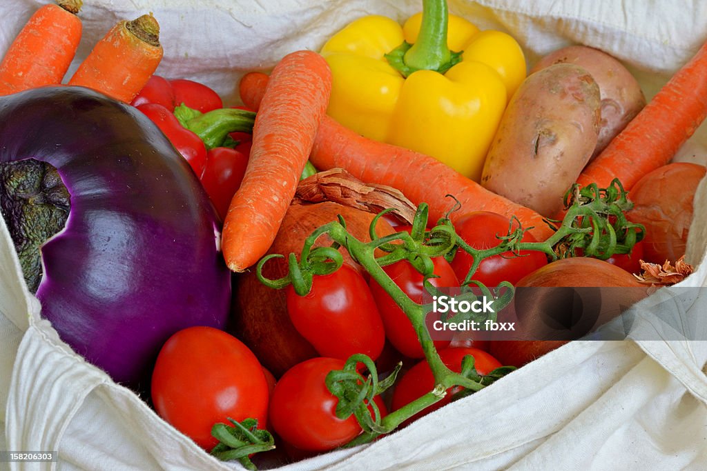 다채로운 야채면 쇼핑 매직기 - 로열티 프리 0명 스톡 사진