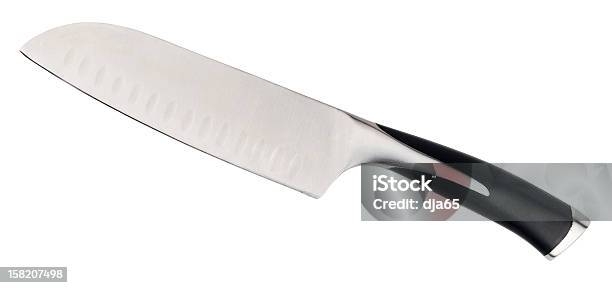 Professional Chef Big Knife Stock Photo - Download Image Now - Alloy, Black Color, Blade