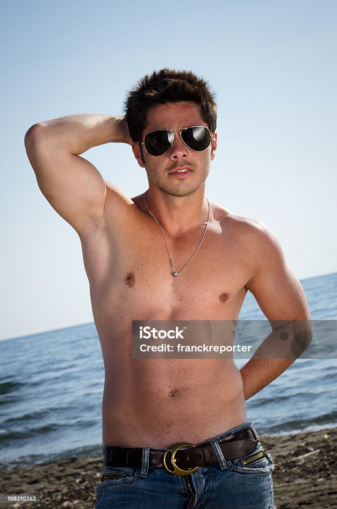 Handsome young guy in morning day  http://blogtoscano.altervista.org/istockbanner/portrait.jpg  20-24 Years Stock Photo