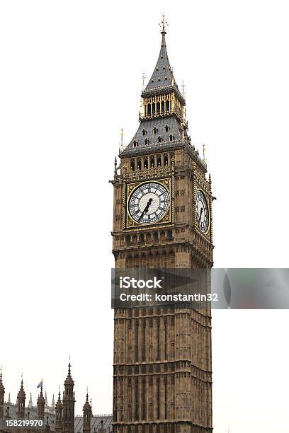 Big Ben London Stockfoto und mehr Bilder von Big Ben - Big Ben, Freisteller – Neutraler Hintergrund, Weiß