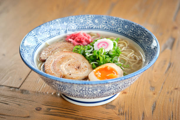 istock Ceramic bowl filled with hot soup 1582211866
