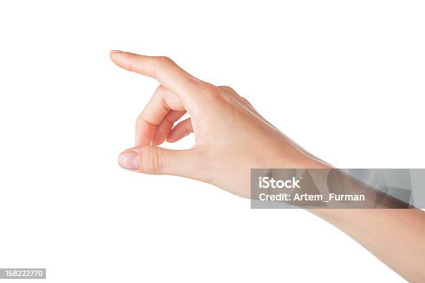 Virtuellen Bildschirm Stockfoto und mehr Bilder von Finger - Finger, Mit dem Finger zeigen, Berühren