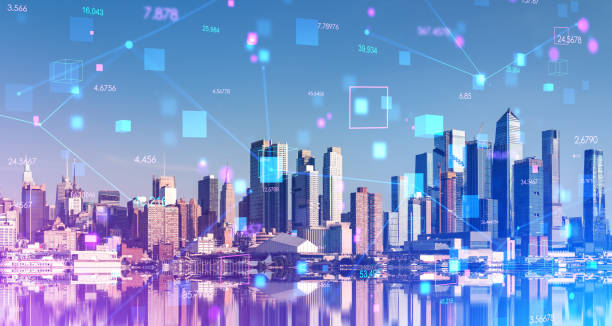 istock New York cityscape, online database in metavere, information fields and storage 1582277928