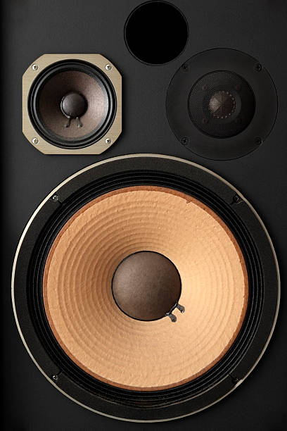 istock Close-up of audio speaker 158228069