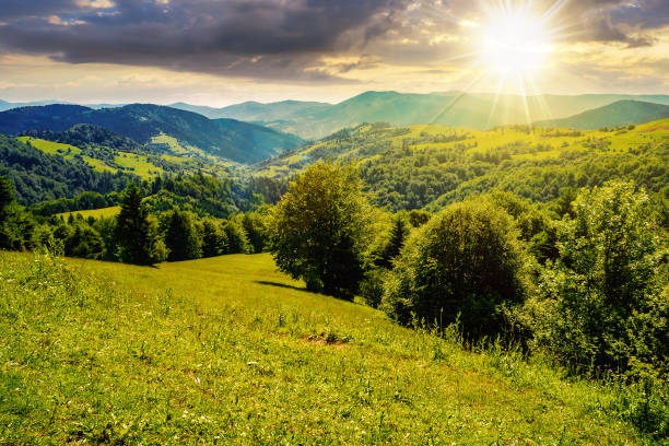 istock mountain summer landscape at sunset 1582290285