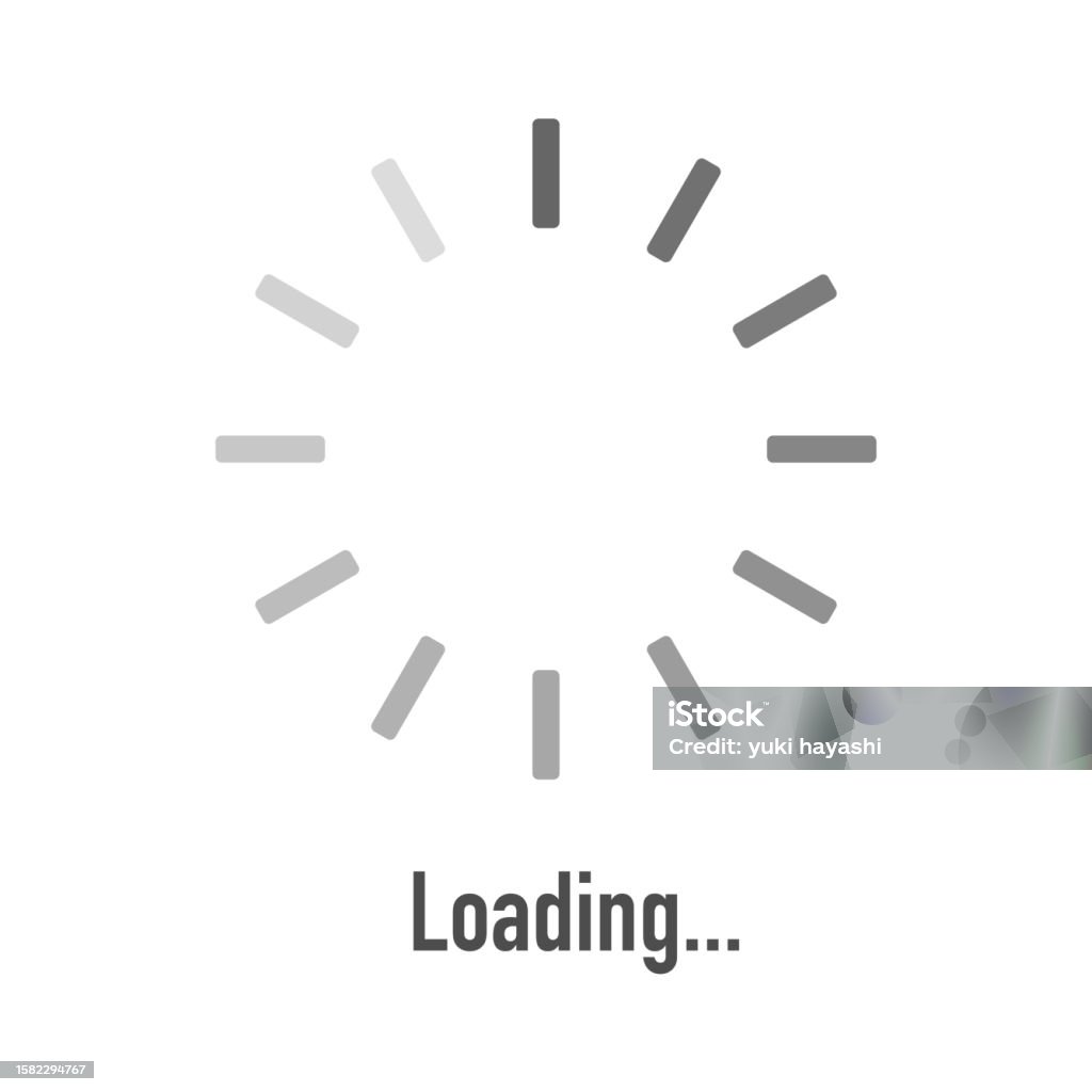 Vector Illustration Material While Loading Data And Videos Stock ...