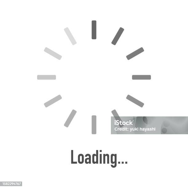 Vector Illustration Material While Loading Data And Videos Stock ...