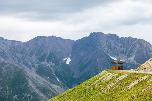 istock Cozy gazebo on the hillside 1582317296