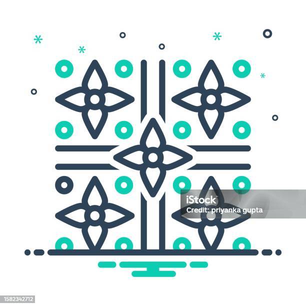 Sample Pattern Image Patterns Sample Stock Illustration - Download Image Now - Ceramics ...