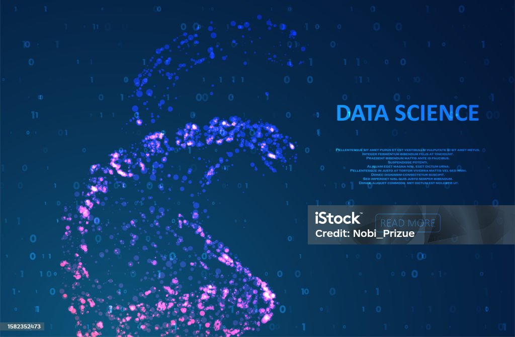 Big Genomic Data Visualization Stock Illustration - Download Image Now ...