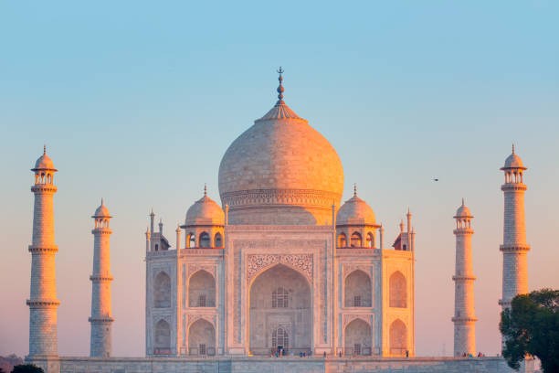istock Taj Mahal at sunset - Agra, India 1582357470