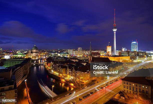 Berlin By Night Stock Photo - Download Image Now - Berlin Radio Tower, Architecture, Berlin