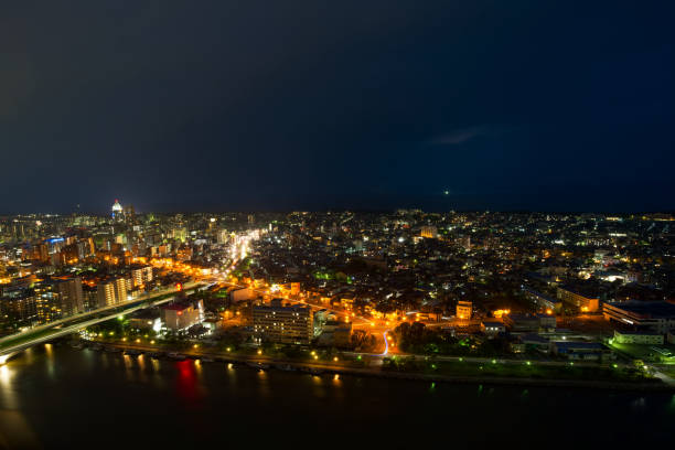 istock The bridge over Shinano-River in Niigata, Japan 1582371429