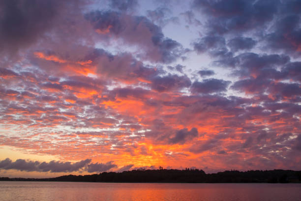 istock colorful blue hour landscape with a lake in the foreground 1582388256