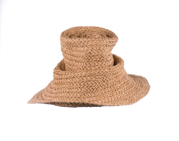 istock summer wicker straw hat isolated on white background 1582393217