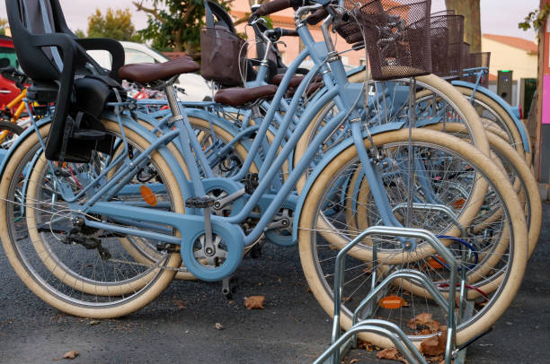istock view of rent bicycle parking 1582395374