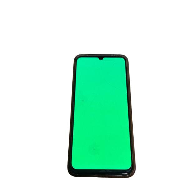istock Phone  with vertical green screen with isolated on white background. 1582401060