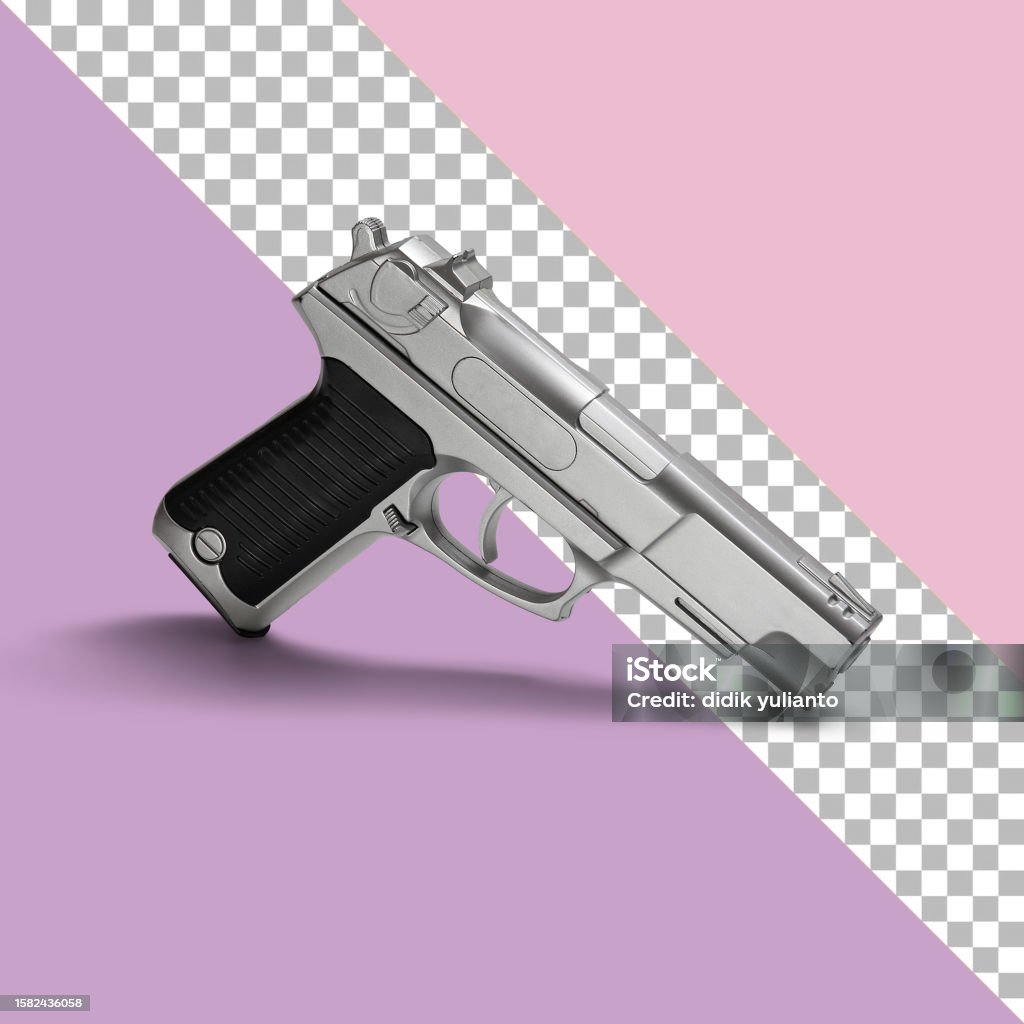 Isolated White Silver Air Soft Gun Stock Photo - Download Image Now -  Bullet, Color Image, Equipment - iStock