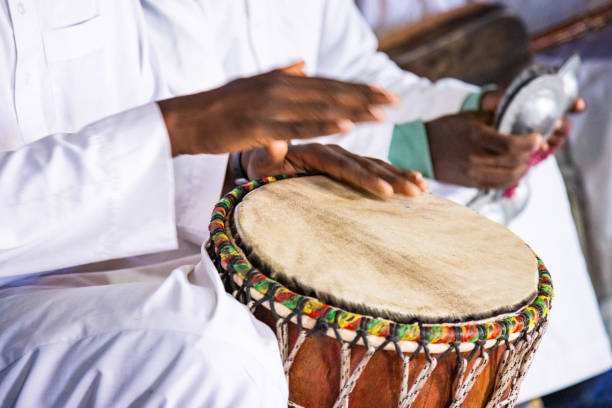 istock Hands of Moroccan band drummer 1582445689