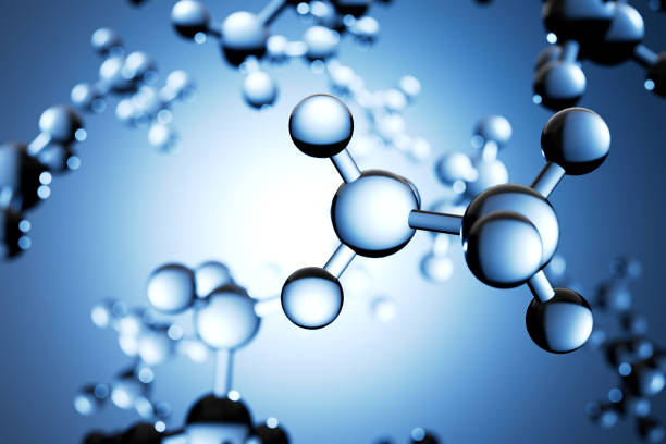 istock Science or Medical Background Atoms and Molecules structure 1582458724