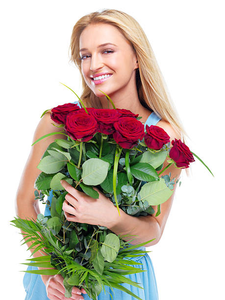 istock Her beauty is perfectly offset by these flowers 158247687