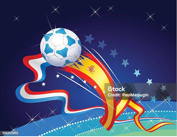 Letzte World Cup Soccer Ball Stock Vektor Art und mehr Bilder von 2010 - 2010, Flagge, Fußball