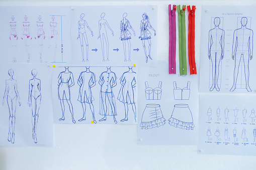 Young designers working late OT are coming up with summer fashion ideas for small garment businesses.