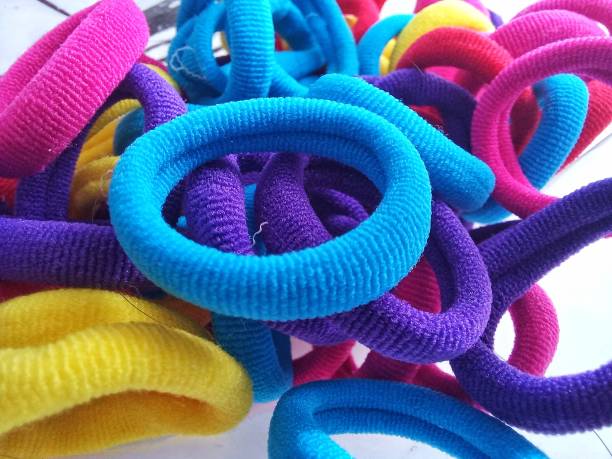 istock Collection of hair ties. 1582602279