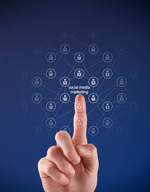 Social media marketing concept