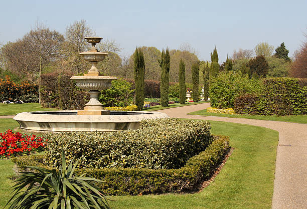 istock Pretty landscaped gardens 158265034