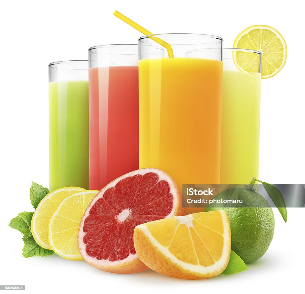 citrus jugos frescos - Foto de stock de Zumo libre de derechos