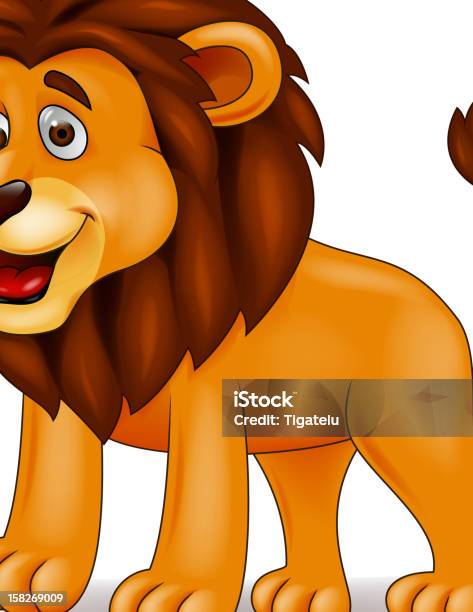 Funny Lion Cartoon Stock Illustration - Download Image Now - Africa,  Animal, Animal Hair - iStock