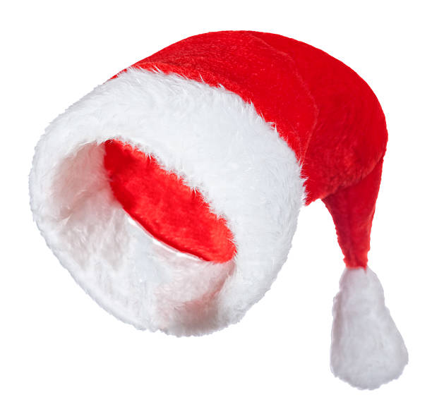 istock Santa claus red hat on white background 158271126