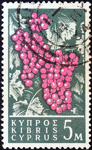 istock Cypriot stamp shows grapes (1962) 158271295