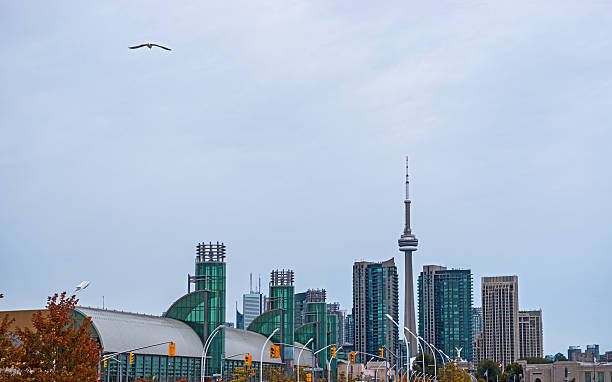 istock Toronto skyline and the convention centre at Exhibition Place 158272329