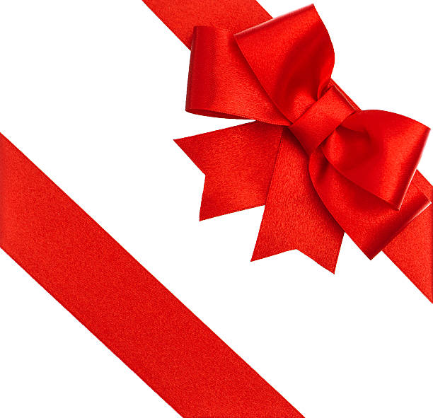 istock red ribbon bow isolated on white 158273511