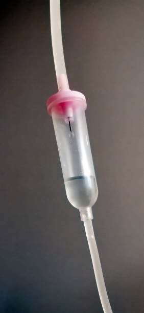 istock Drip tube in use for infusion (Kremme) 1582737807