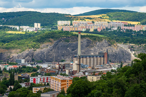 Cityscape of Usti nad Labem, Czech Republic