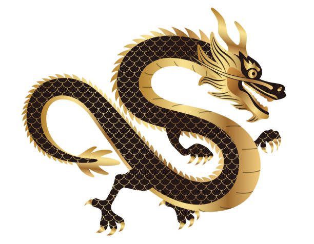 istock Year Of The Dragon Vector Zodiac Symbol Illustration. 1582764357