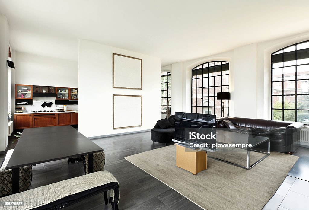 Innen, mit Blick auf den living room - Lizenzfrei Eleganz Stock-Foto