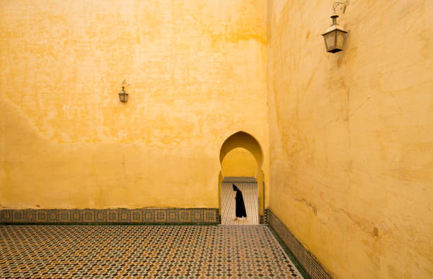Tomb of Moulay Ismail Meknes Tomb of Moulay Ismail Meknes meknes stock pictures, royalty-free photos & images