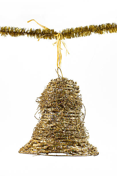 istock Golden bell - Christmas decoration 158281022